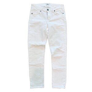 PAIGE Skyline Ankle Peg White Jeans – Size 28